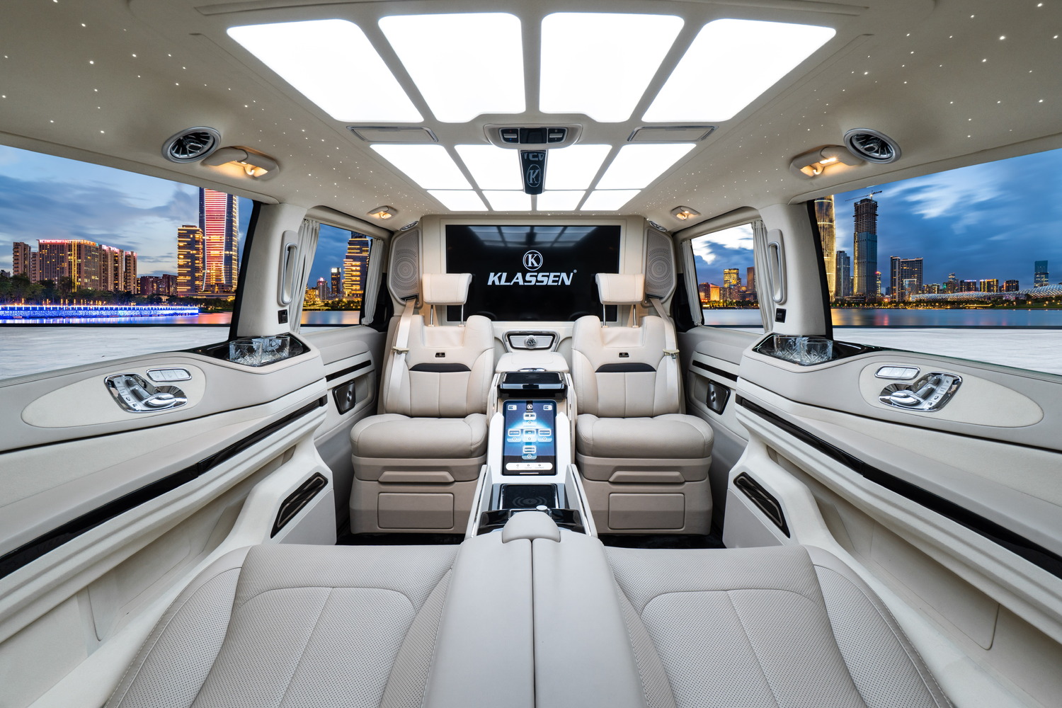 Neuer Mercedes-Benz VLE KLASSEN: elektrische Grand Limousine mit Interieur MVE_1_1721