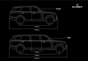 KLASSEN Land Rover Range Rover VIP. 5.0 LWB SV / stretched and armored SUV. LRR_1367